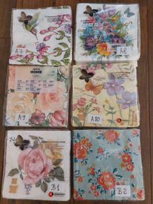 Decoupage napkins