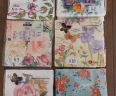Decoupage napkins