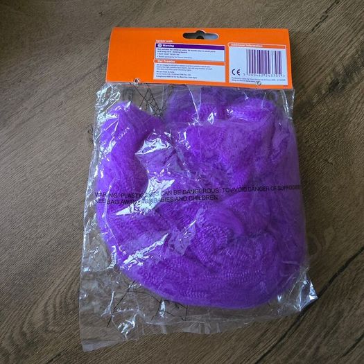 Purple spiderweb Halloween