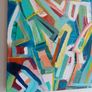 Original abstract painting Geometric painting Image 4