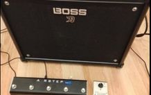 boss katana gen 3 50 watt amp /airstep pedal