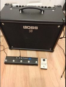 boss katana gen 3 50 watt amp /airstep pedal