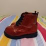 Red Patent Glitter Boots Image 4