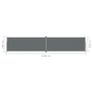 Retractable Side Awning Anthracite 200x1000 privacy screen cm PRICE 170 euro Image 6