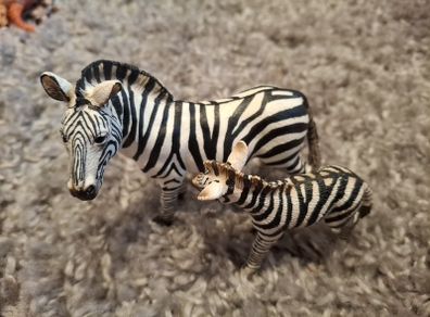 Schleich Zebra and Foal