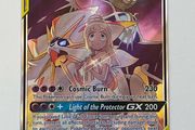 Pokemon Lunala and Solgaleo GX card