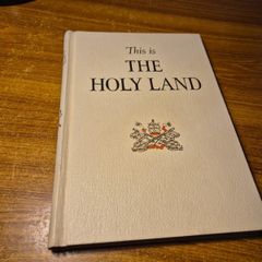 Vintage. This is The Holy Land. Fulton Sheen, Yousuf Karsh