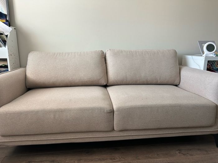 Gorgeous 3 seater sofa in beige