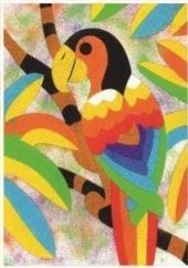 Sand art  cards pictures with glue