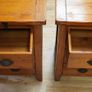 Pair of Irish Coast Reclaimed Wood Bedside Cabinets Image 7