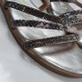 GIOSEPPO silver bling strappy sandals Sz 41 (Fit 7-7.5 UK) Image 3