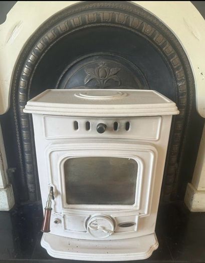 Cream Enamel Stove