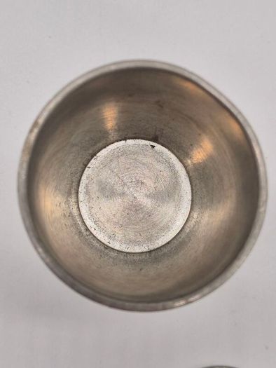 Set of 6 Vintage Mullingar Pewter Celtic Goblets