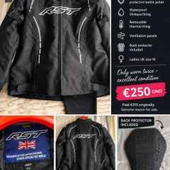 Ladies RST Motorcycle Jacket
