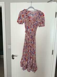 River Island Womens Floral Midi Dress - size UK 8