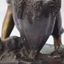 Giovanni De Martino (1870-1935) Street Boy 32cm, 4.7 kg - Patinated Bronze, Marble, Signed Image 5