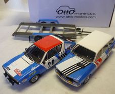 Renault Pack - Renault 12 - Renault 17 - Trailer - NEW in BOX - 1/18