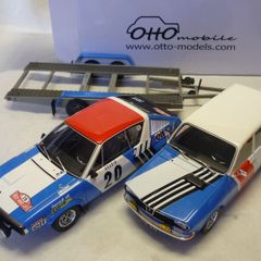 Renault Pack - Renault 12 - Renault 17 - Trailer - NEW in BOX - 1/18