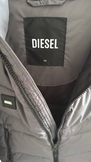 Diesel puffer jacket - grey - size XS