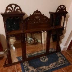 antique overmantle