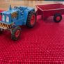 Two vintage Triang (militar jeep + tugster tractor) Image 3
