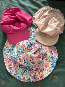 girls swim hats