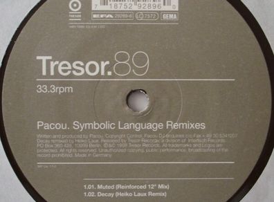Tresor Records 89 -pacou