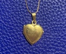 Gold Locket Pendant