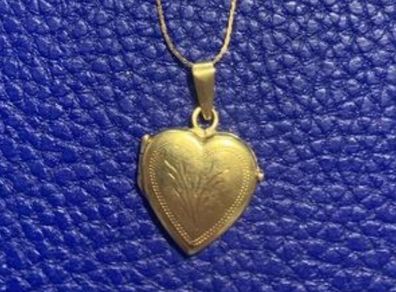 Gold Locket Pendant