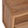 TV Cabinet Solid Teak Wood with Natural Finish 120x30x40 cm Image 4