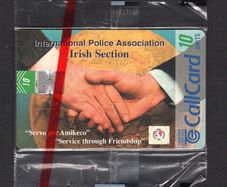 1998 Ireland 10 unit Car International Police Association (Schlumberger SC7) Card Mint in Packaging. Telecom Eireann Card Number 1208