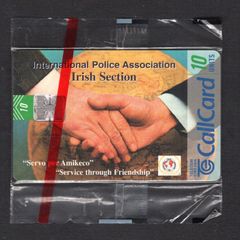 1998 Ireland 10 unit Car International Police Association (Schlumberger SC7) Card Mint in Packaging. Telecom Eireann Card Number 1208