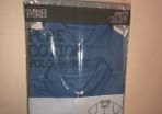 Blue school polo shirts (age 5-6)
