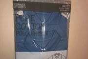 Blue school polo shirts (age 5-6)