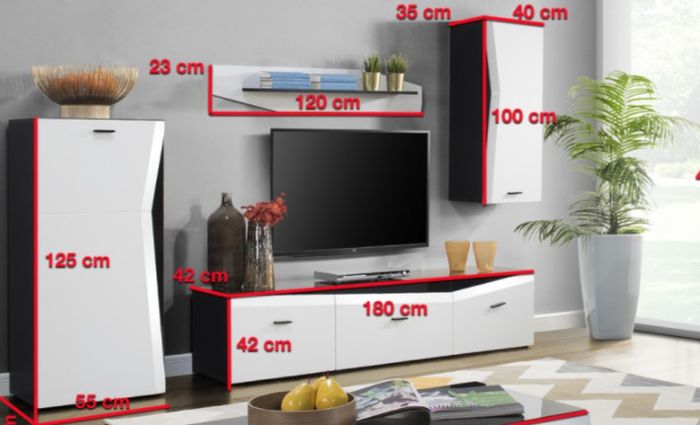 Living Room TV Wall Unit TV Furniture Set Wall Units For Living Room Modern Living Room TV Furniture Set