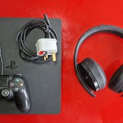 PS4 Slim 1TB (Pre-Loved) + 5D Headphones