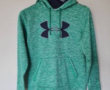 Under armour x storm hoodie Size small-medium green in like new condition