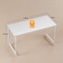 120x48 cm Desk, Small Computer Desk for Home Office, Study Office Table with Headphone Hooks for Small Space, Easy Assembly, White Image 2