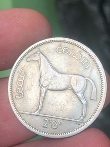 Irish 1964 Halfcrown Nice grade
