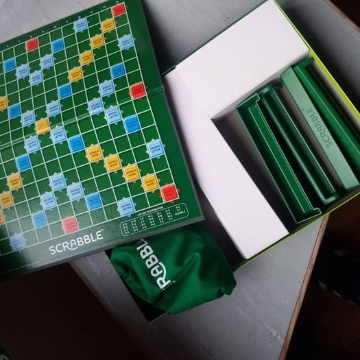 scrabble boardgame