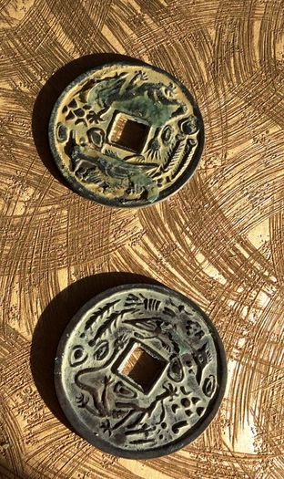 Chinese Luck Coins x 4
