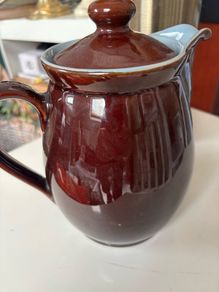 A Misc Bundle of Denby Pieces- Dinner Plates, Coffee Pots, Mugs, Storage Jars , Bowls etc etc