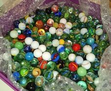 Large Collection Of Regular Size Playing Marbles many Vintage over 2kg