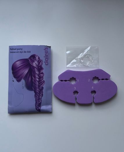 Claires Fishtail Pony Set