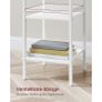 Side Table with Drawer white or black Image 3