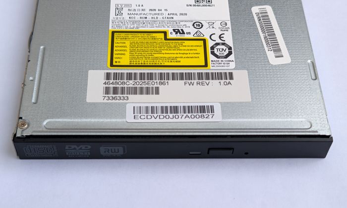 12.7mm Sata Dvd Writer Teac Dv-w28s-fz3