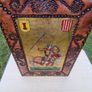 Vintage painting on the skin of a medieval knight Image 4