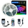 12M(2 x 6M) Music Sync Colour Changing RGB LED Strip 44-Key Remote, Sensitive Built-in Mic, App Controlled LED Lights, 5050 RGB LED Light Strip(APP+Remote+Mic+3 Button Switch) [Energy Class A+] Image 9