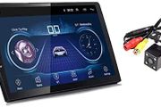9'' Bluetooth Car Van FM Radio Stereo 2DIN Aux 2 Din Rear View Camera Remote MP5