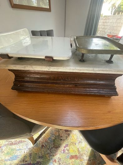 vintage weighing scales